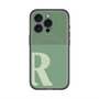 スリムプロテクションプレミアムケース with MagSafe［ オリジナル - initial two tone - R green ］