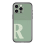 スリムプロテクションプレミアムケース with MagSafe［ オリジナル - initial two tone - R green ］