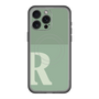 スリムプロテクションプレミアムケース with MagSafe［ オリジナル - initial two tone - R green ］