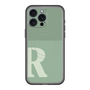 スリムプロテクションプレミアムケース with MagSafe［ オリジナル - initial two tone - R green ］