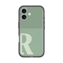 スリムプロテクションプレミアムケース with MagSafe［ オリジナル - initial two tone - R green ］