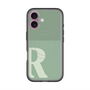 スリムプロテクションプレミアムケース with MagSafe［ オリジナル - initial two tone - R green ］