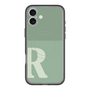 スリムプロテクションプレミアムケース with MagSafe［ オリジナル - initial two tone - R green ］