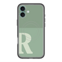 スリムプロテクションプレミアムケース with MagSafe［ オリジナル - initial two tone - R green ］