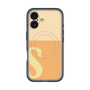 スリムプロテクションプレミアムケース with MagSafe［ オリジナル - initial two tone - S orange ］