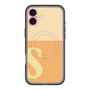 スリムプロテクションプレミアムケース with MagSafe［ オリジナル - initial two tone - S orange ］