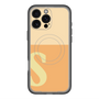 スリムプロテクションプレミアムケース with MagSafe［ オリジナル - initial two tone - S orange ］