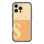 スリムプロテクションプレミアムケース with MagSafe［ オリジナル - initial two tone - S orange ］