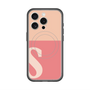 スリムプロテクションプレミアムケース with MagSafe［ オリジナル - initial two tone - S pink ］