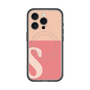 スリムプロテクションプレミアムケース with MagSafe［ オリジナル - initial two tone - S pink ］