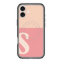 スリムプロテクションプレミアムケース with MagSafe［ オリジナル - initial two tone - S pink ］