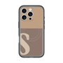 スリムプロテクションプレミアムケース with MagSafe［ オリジナル - initial two tone - S brown ］