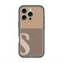 スリムプロテクションプレミアムケース with MagSafe［ オリジナル - initial two tone - S brown ］