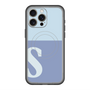 スリムプロテクションプレミアムケース with MagSafe［ オリジナル - initial two tone - S blue ］