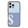スリムプロテクションプレミアムケース with MagSafe［ オリジナル - initial two tone - S blue ］