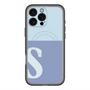 スリムプロテクションプレミアムケース with MagSafe［ オリジナル - initial two tone - S blue ］