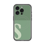 スリムプロテクションプレミアムケース with MagSafe［ オリジナル - initial two tone - S green ］