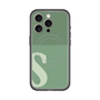 スリムプロテクションプレミアムケース with MagSafe［ オリジナル - initial two tone - S green ］