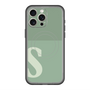 スリムプロテクションプレミアムケース with MagSafe［ オリジナル - initial two tone - S green ］