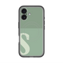 スリムプロテクションプレミアムケース with MagSafe［ オリジナル - initial two tone - S green ］