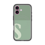 スリムプロテクションプレミアムケース with MagSafe［ オリジナル - initial two tone - S green ］