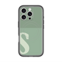 スリムプロテクションプレミアムケース with MagSafe［ オリジナル - initial two tone - S green ］