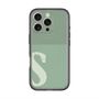 スリムプロテクションプレミアムケース with MagSafe［ オリジナル - initial two tone - S green ］