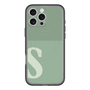 スリムプロテクションプレミアムケース with MagSafe［ オリジナル - initial two tone - S green ］