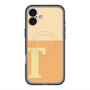 スリムプロテクションプレミアムケース with MagSafe［ オリジナル - initial two tone - T orange ］