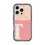 スリムプロテクションプレミアムケース with MagSafe［ オリジナル - initial two tone - T pink ］