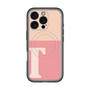スリムプロテクションプレミアムケース with MagSafe［ オリジナル - initial two tone - T pink ］