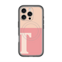 スリムプロテクションプレミアムケース with MagSafe［ オリジナル - initial two tone - T pink ］