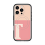 スリムプロテクションプレミアムケース with MagSafe［ オリジナル - initial two tone - T pink ］