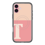 スリムプロテクションプレミアムケース with MagSafe［ オリジナル - initial two tone - T pink ］
