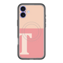 スリムプロテクションプレミアムケース with MagSafe［ オリジナル - initial two tone - T pink ］