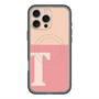 スリムプロテクションプレミアムケース with MagSafe［ オリジナル - initial two tone - T pink ］