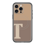 スリムプロテクションプレミアムケース with MagSafe［ オリジナル - initial two tone - T brown ］