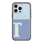 スリムプロテクションプレミアムケース with MagSafe［ オリジナル - initial two tone - T blue ］