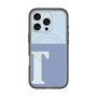 スリムプロテクションプレミアムケース with MagSafe［ オリジナル - initial two tone - T blue ］