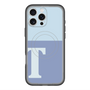 スリムプロテクションプレミアムケース with MagSafe［ オリジナル - initial two tone - T blue ］