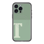 スリムプロテクションプレミアムケース with MagSafe［ オリジナル - initial two tone - T green ］
