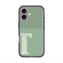 スリムプロテクションプレミアムケース with MagSafe［ オリジナル - initial two tone - T green ］