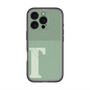 スリムプロテクションプレミアムケース with MagSafe［ オリジナル - initial two tone - T green ］