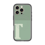 スリムプロテクションプレミアムケース with MagSafe［ オリジナル - initial two tone - T green ］