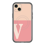 スリムプロテクションプレミアムケース with MagSafe［ オリジナル - initial two tone - V pink ］