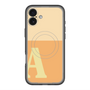 スリムプロテクションプレミアムケース with MagSafe［ オリジナル - initial two tone - A orange ］