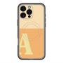 スリムプロテクションプレミアムケース with MagSafe［ オリジナル - initial two tone - A orange ］