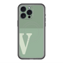 スリムプロテクションプレミアムケース with MagSafe［ オリジナル - initial two tone - V green ］