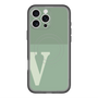 スリムプロテクションプレミアムケース with MagSafe［ オリジナル - initial two tone - V green ］