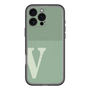 スリムプロテクションプレミアムケース with MagSafe［ オリジナル - initial two tone - V green ］